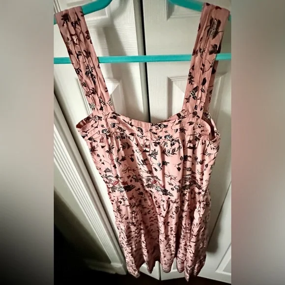‼️RARE‼️🎸Natalie Martin🎸🔥NWT🔥Jasmine Dress - Lotus Print in Champagne Pink— S - Picture 5 of 10
